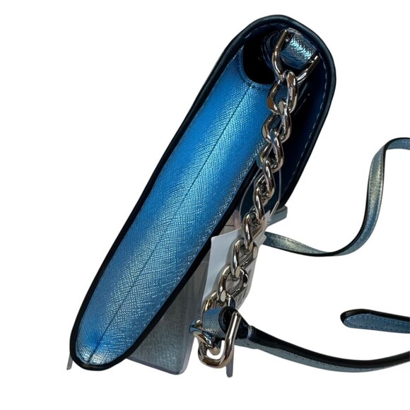 Kate Spade Flap Frosty Sky Tinsel Glitter Crossbody (NWT) - Picture 3 of 7